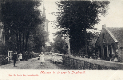 13442 Gezicht in de Nieuw-Loosdrechtsedijk te Nieuw-Loosdrecht (gemeente Loosdrecht) uit het noordoosten.N.B. De ...